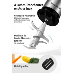 des lames en acier inoxydable